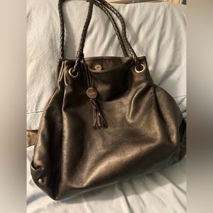 Furla black leather purse in Great condition! Free shipping!